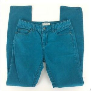 Free People | Teal Skinny Jeans